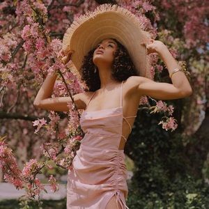 Rumer Loulou Maxi Dress in Prima, NWT, Small